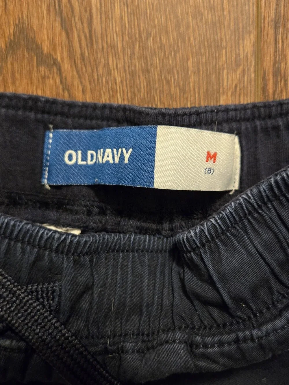 Old Navy Boy's Navy Drawstring Casual Shorts - size 8